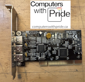 3 Port Firewire 400 (FW400) 1394P VER: 1.0 PCI Card