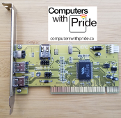 VIA VT6306 PCI FireWire Controller Card
