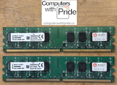 PC2-4200 (DDR2-533) 4GB (2 x 2GB) Desktop Memory