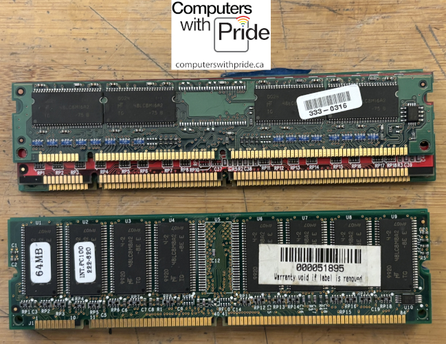 PC-100 SDRAM 64MB Non-ECC Memory