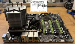 EVGA nForce 780i SLI ATX Motherboard with CPU And Heatsink