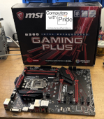 MSI B360 Gaming Plus Ver: 2.0 (MS-7B22) ATX Motherboard - AS IS/FOR PARTS
