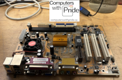 GFXcel PC133 microATX Motherboard with CPU